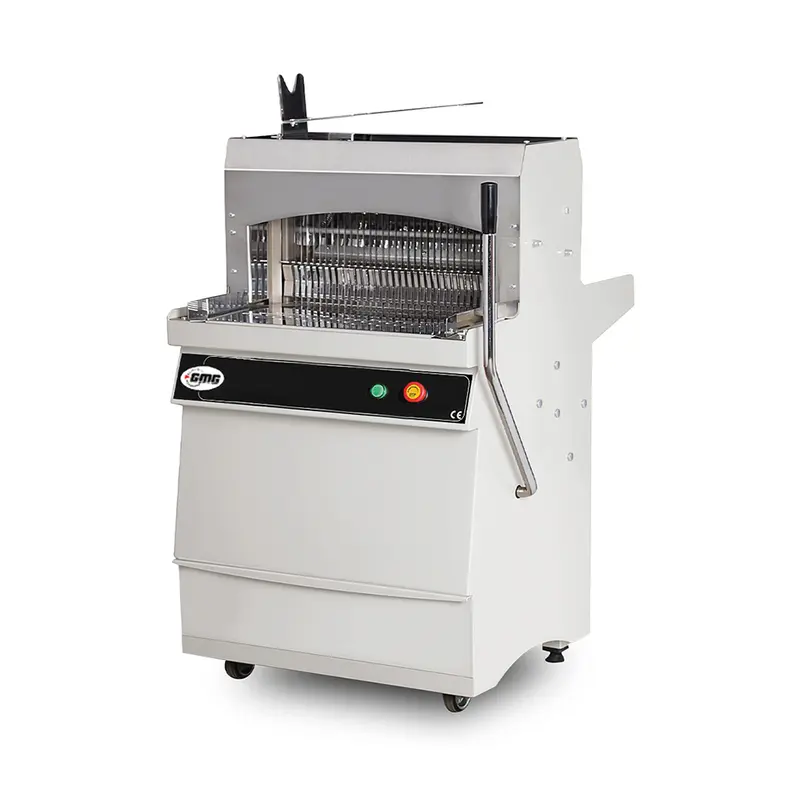 GMG Brotschneidemaschine 500 Brote / 1 Stunde, Schnittstärke 11mm, 65 x 70 x 117cm