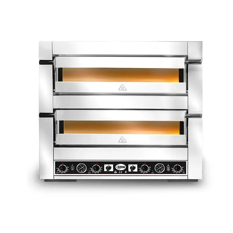 GMG Pizzaofen Firino PS66DE 6 + 6x30cm mit Thermometer