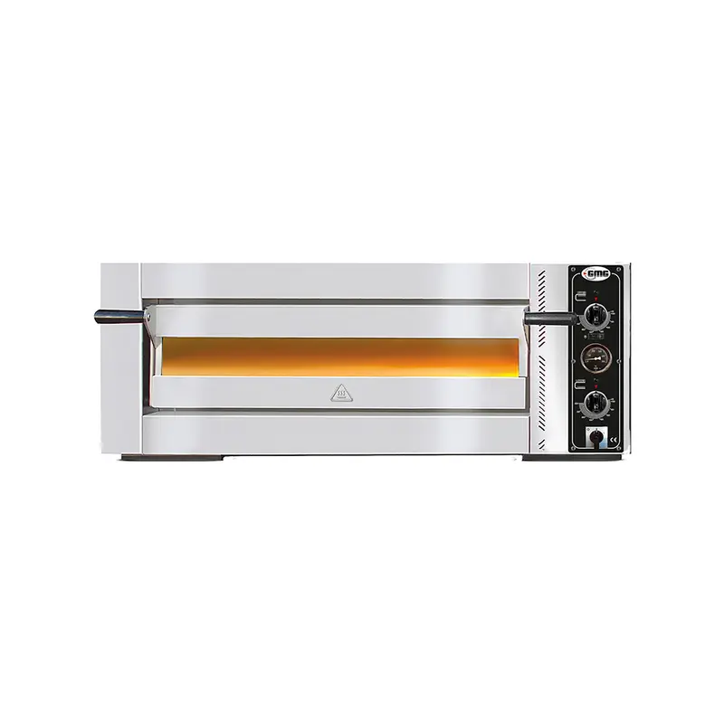 GMG Pizzaofen PE66 E, elektrisch, 6x Ø30cm, 6kW, 400V, Edelstahl 1 Backkammer