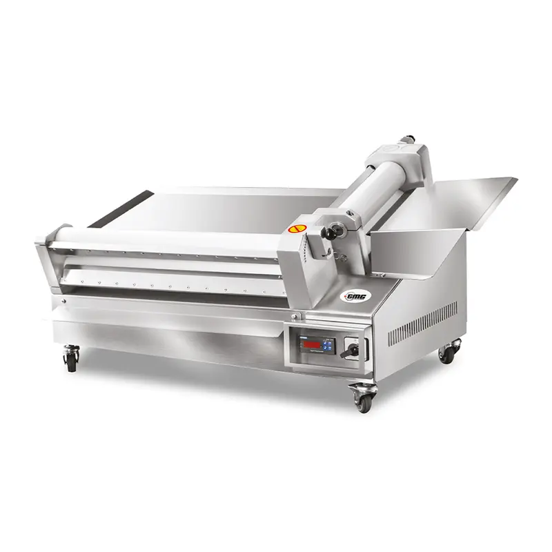 GMG Teigausrollmaschinen Ø 55cm für runde und eckige Pizzen, Teigstärke einstellbar, Teiggewicht variabel 80-2000gr