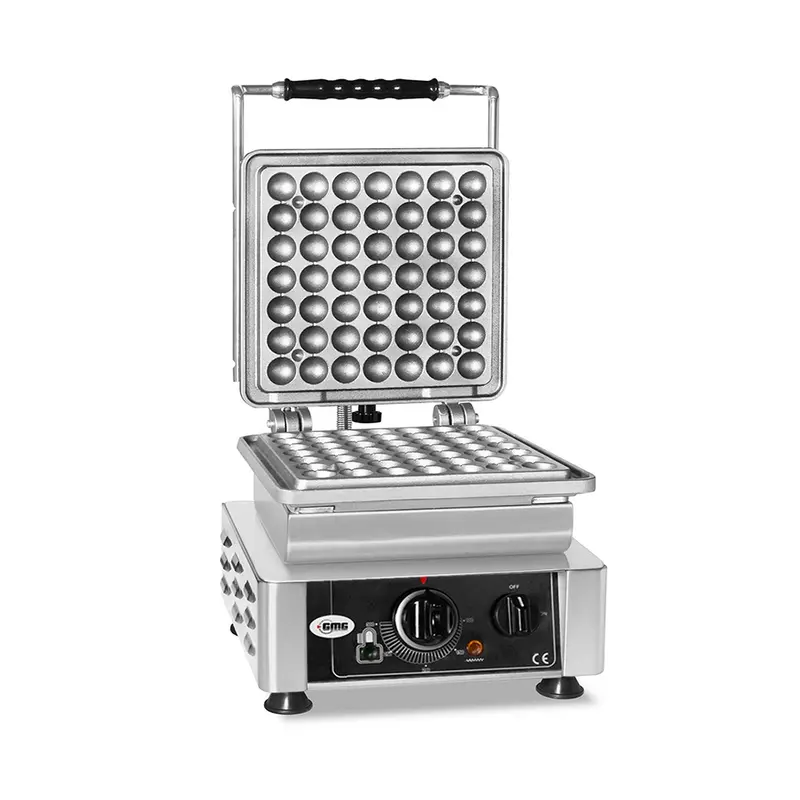 GMG Waffeleisen Lokmia-S, 1x (49 x 3cm Ø x 1,4cm/2,8cm), Wechselbare Backplatte & einfache Montage, 50° bis 300°C, Leichte Reinigung