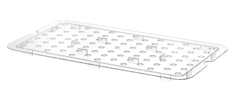 HENDI Abtropfblech für GN-Behälter COOL, 1/1 SAN Cool Line