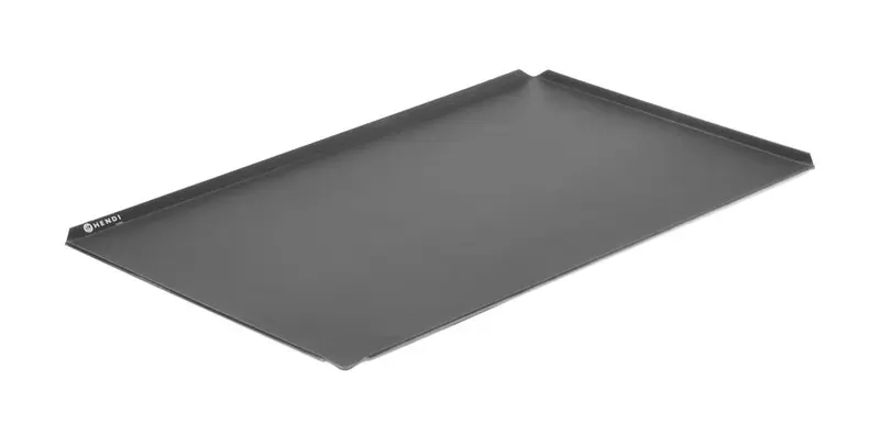 HENDI Blech, antihaftbeschichtet, 4 Kanten, 600x400x10 mm Teflonbeschicht.