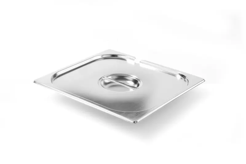 HENDI Deckel für GN-Behälter mit Löffelaussparung, 1/1 Edelstahl Profi Line PLUS