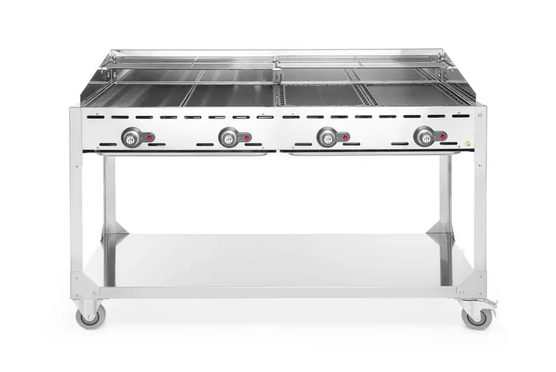 HENDI Grillsystem Green Fire mit 4 Brennern