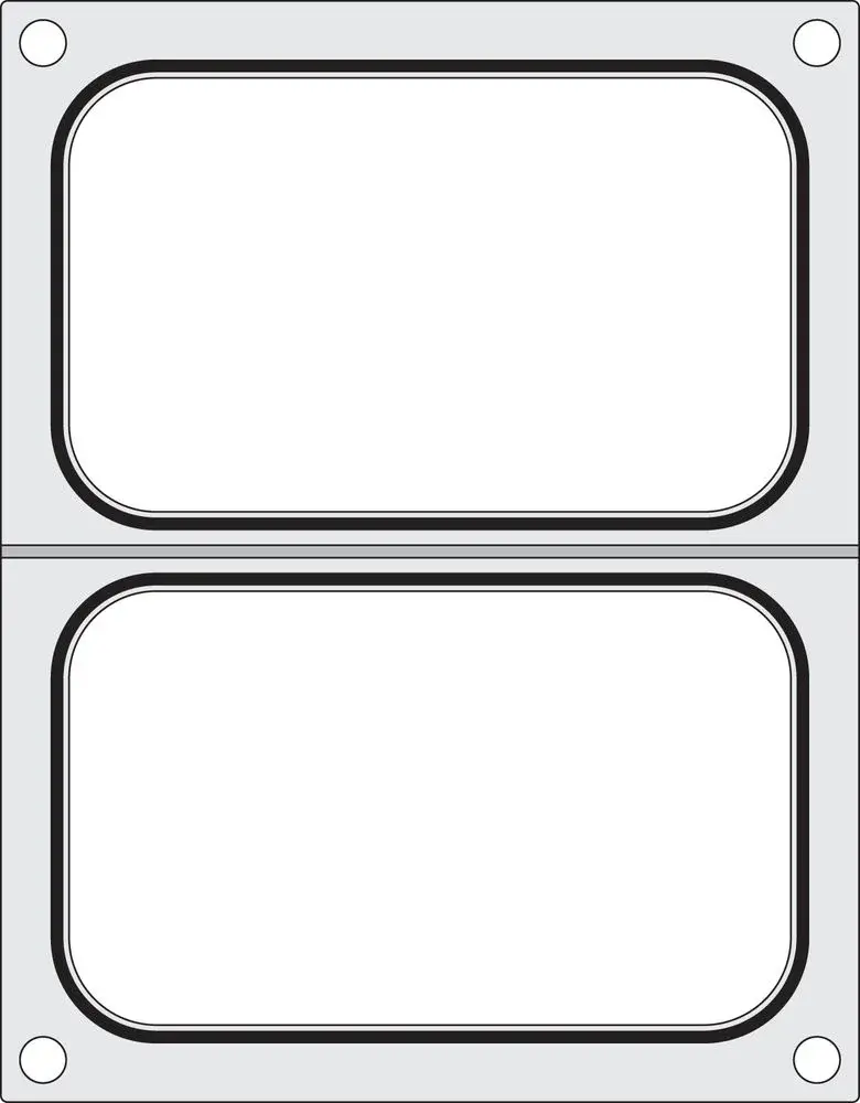 Hendi Matrize für Schalenversiegelungsmaschine Compact, 2 Schalen, je 178 x 113 mm