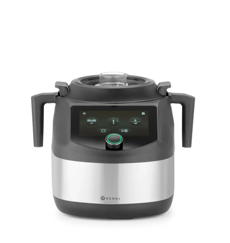 Hendi Multifunktions-Küchenmaschine HENDICHEF Pro, 4 L, Edelstahl/Schwarz