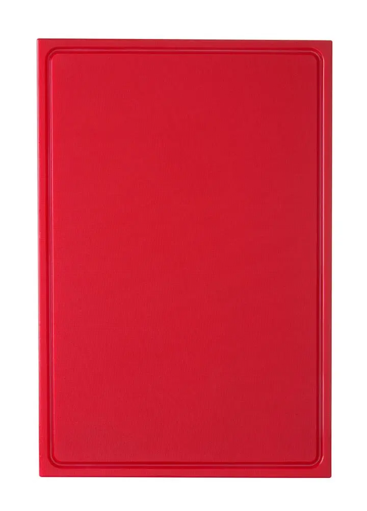 HENDI Schneidbrett HACCP 600x400, rot 600x400x25 mm HDPE