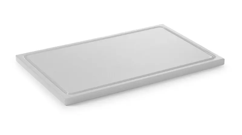 HENDI Schneidebrett HACCP GN 1/1, weiß 530x325x25 mm HDPE