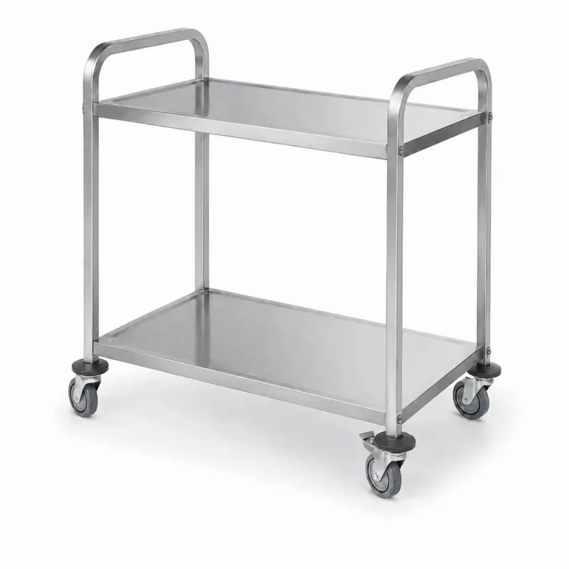 HENDI Servierwagen, schmal, verschraubt, 2 böden 745x398x810 mm