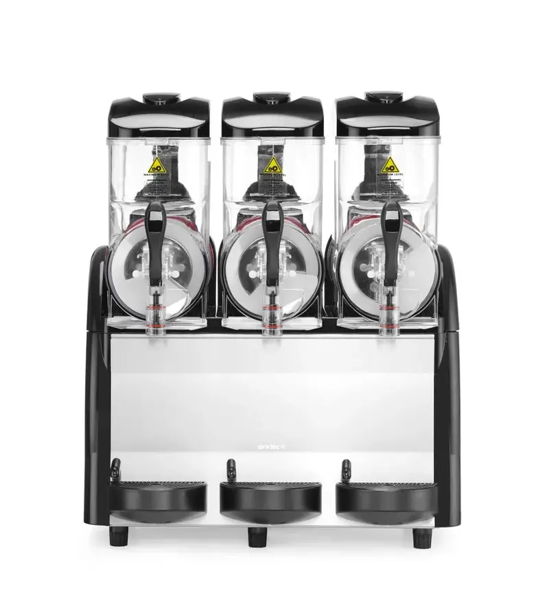 Hendi Slush-Eis-Maschine Arktic Profi Line, 3 x 12 L, Schwarz