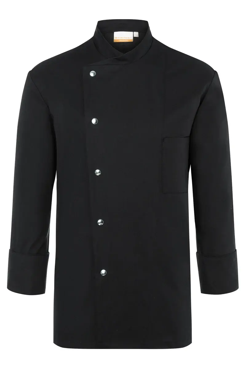 Herrenkochjacke Lars, schwarz, Größe