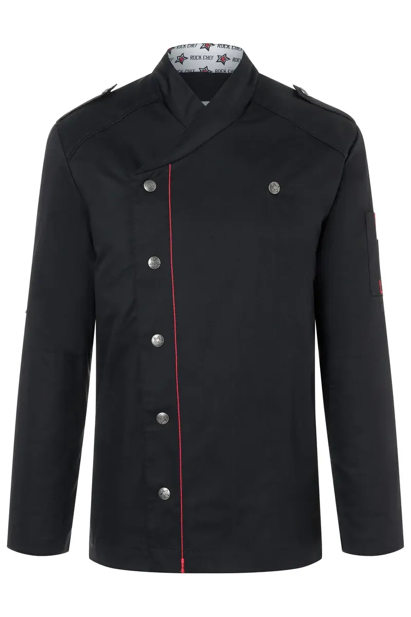 Herrenkochjacke ROCK CHEF®, schwarz, Größe