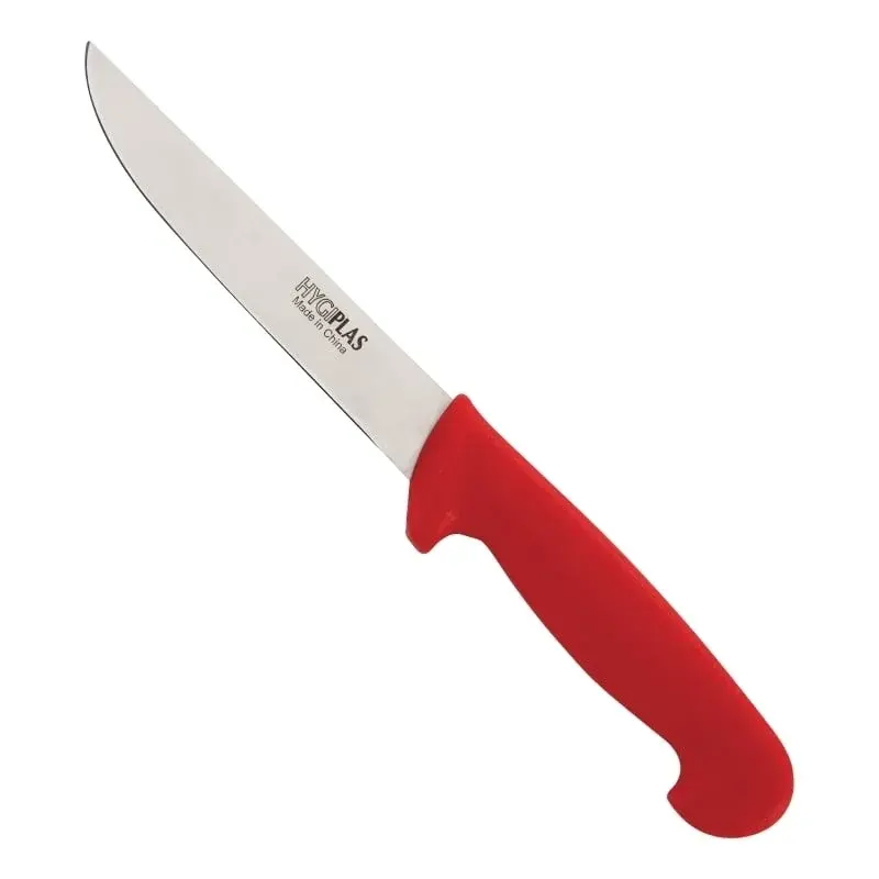 Hygiplas Ausbeinmesser 15 cm rot