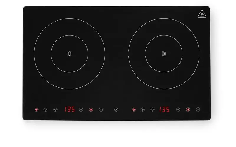 Induktionskocher doppelt Kitchen Line, HENDI, Kitchen Line, 230V/3500W, 608x405x(H)54mm