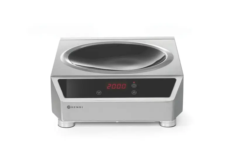 Induktionswok Modell 3500, HENDI, Profi Line, Induktionskocher, 230V/3500W, 340x450x(H)130mm