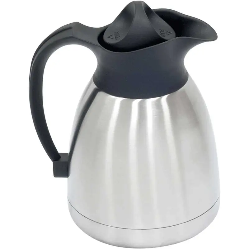 Isolierkanne, 1 Liter, mit Schraubdeckel