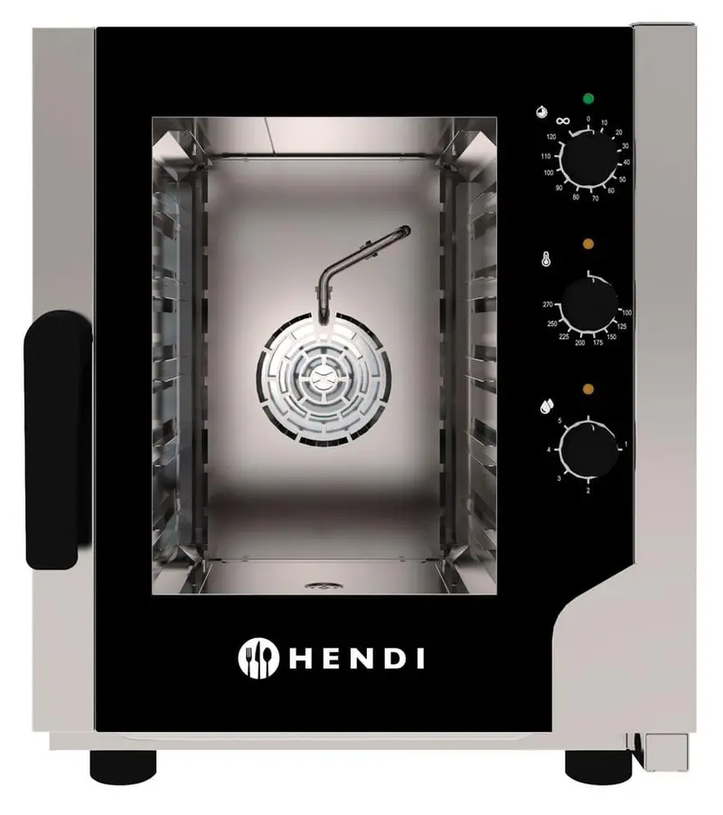 Konvektionsdampfgarer Snack 5x GN 2/3, HENDI, 230V/3200W, 550x754x(H)662mm