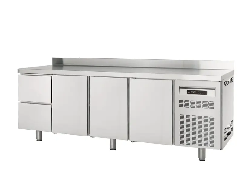 Kühltisch Profi 3/2 Superior mit Aufkantung - GN 1/1