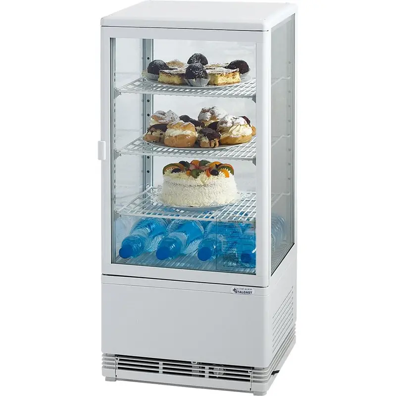 Kühlvitrine PAN4L, weiß, Abmessung 428 x 386 x 960 mm (BxTxH)