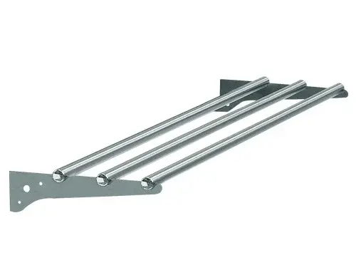 Kundentaschenablage / Tablettrutsche, Gastroline, Edelstahl, 1.500 mm