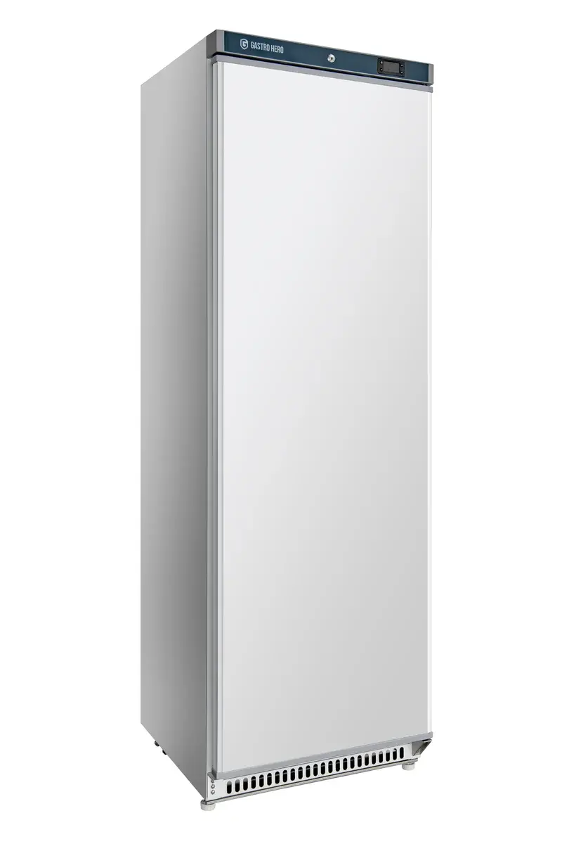 Lagertiefkühlschrank ECO 400, Innenraum aus Kunststoff, weiß