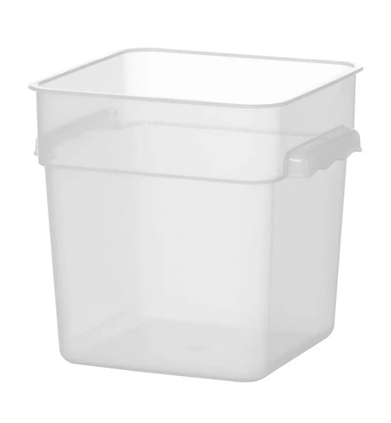 Lebensmittelbehälter mit Skala, HENDI, 7,6L, 235x235x(H)230mm
