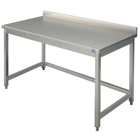 Mastro Arbeitstisch ohne Zwischenboden, mit Aufkantung, 1500x600 mm