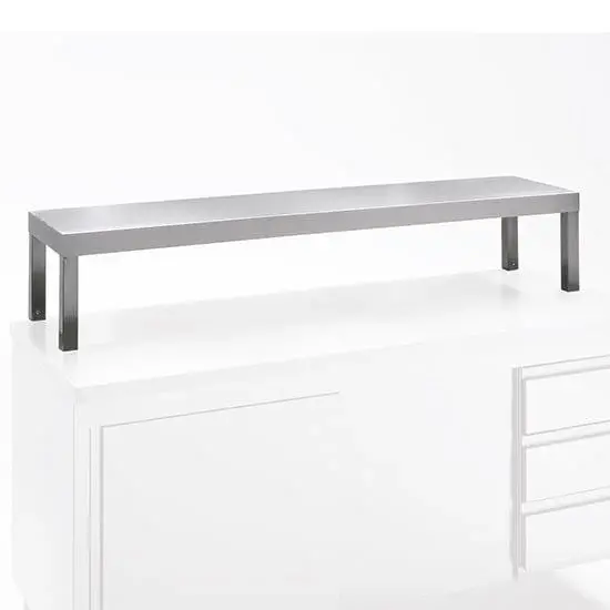 Mastro Ausgabeaufsatz, Aufsatz 1- etagig, seitlich offen, 1000x350 mm