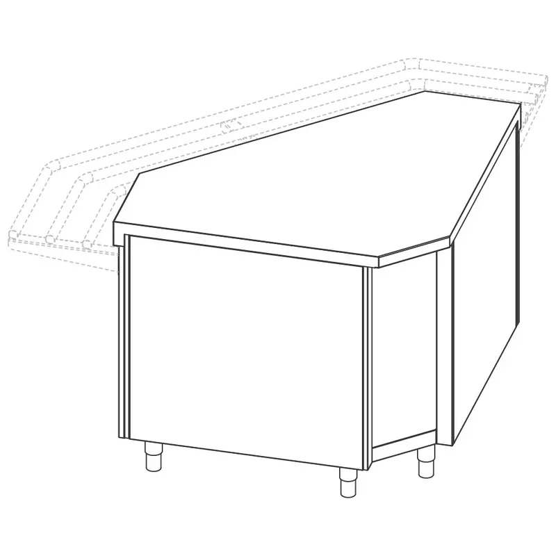 Mastro Aussen-Eckelement 90°, 1420x800 mm