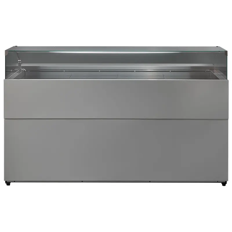 Mastro Bäckereiwärmetheke 1802 mm mit gerader Frontverglasung, +65°C