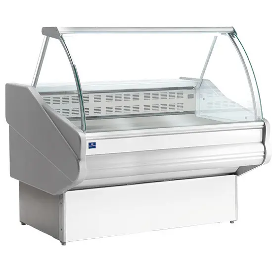 Mastro Bainmarie-Theke 1540 mm mit gebogener Frontverglasung, +70°C - RESTPOSTEN