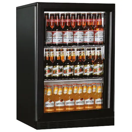 Mastro Barkühlschrank mit 1 Glasflügeltür, 133 Liter, -1°/+5°C