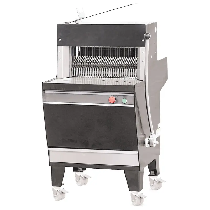 Mastro Brotschneidemaschine mit manueller Bedienung für 11 mm Schnittstärke, Standmodell