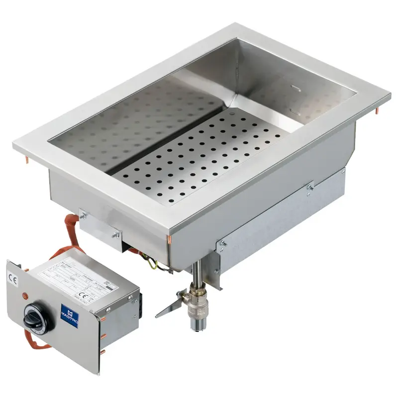 Mastro Elektro-Bainmarie, Einbaumodell, 1 Becken GN 1/1 H=150 mm