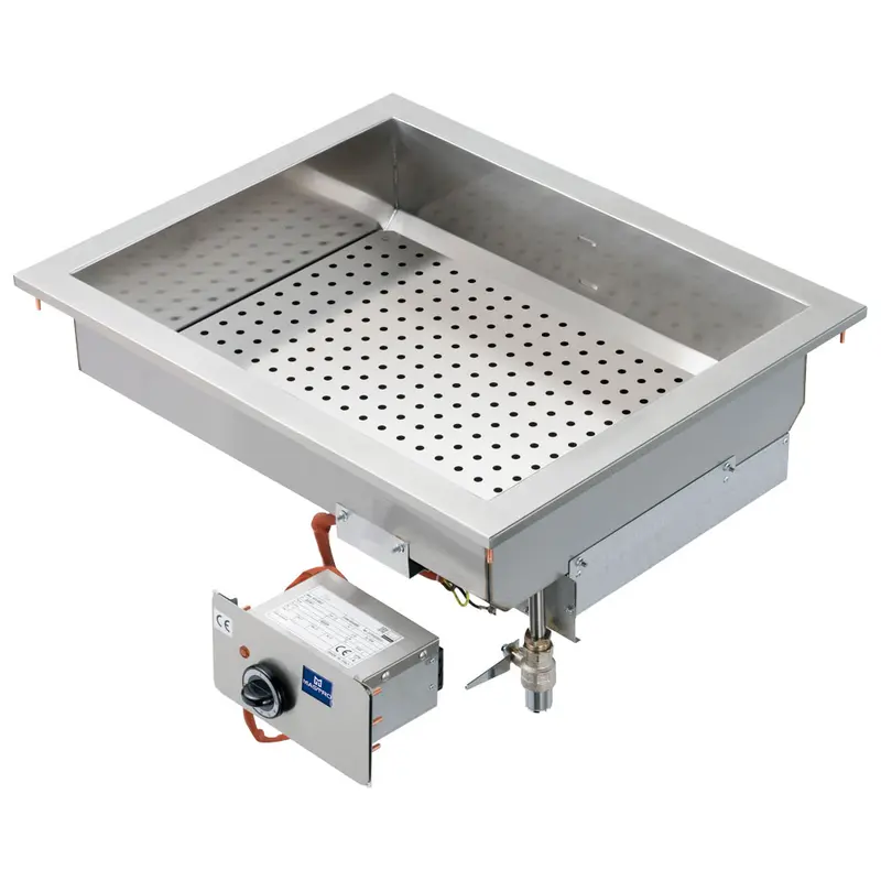 Mastro Elektro-Bainmarie, Einbaumodell, 1 Becken GN 2/1 H=150 mm