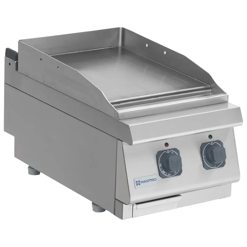 Mastro Elektro-Grillplatte, Tischmodell, glatte Platte
