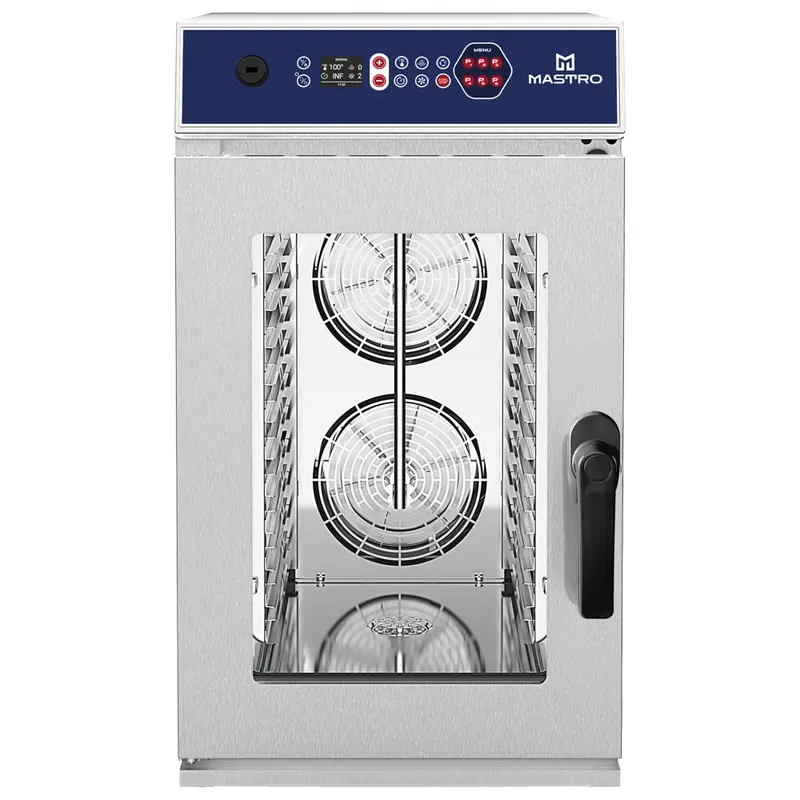 Mastro Elektro-Kombidämpfer digital mit Direkteinspritzung und automatischer Reinigung, 10x GN 1/1