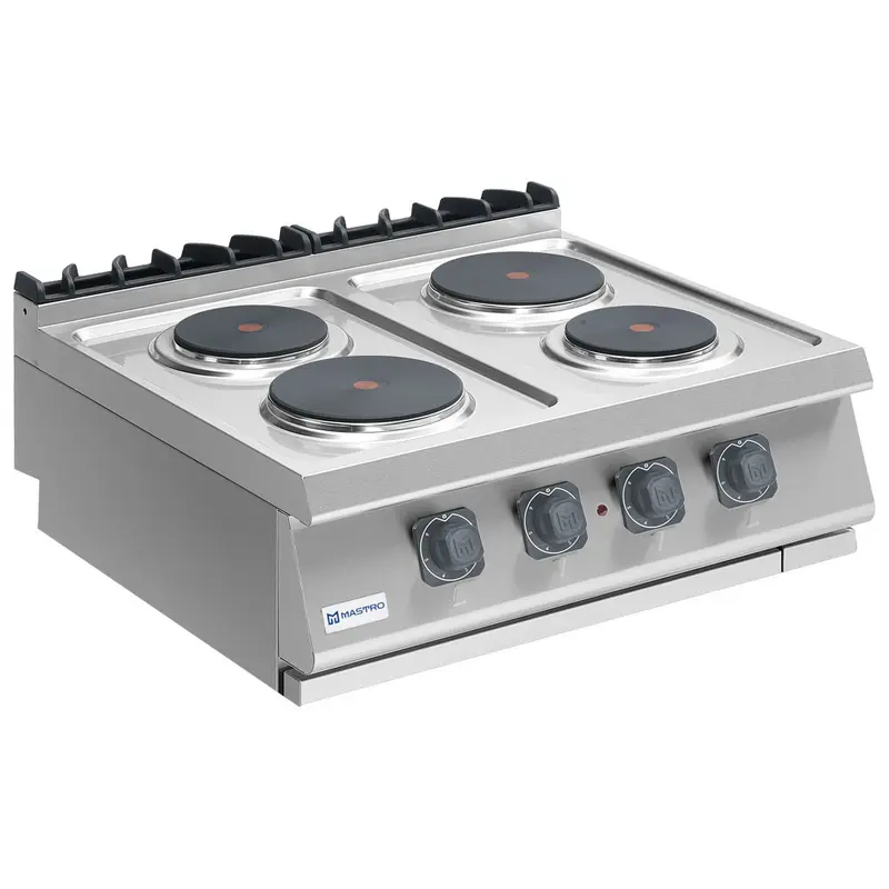 Mastro Elektrokochfeld, Tischmodell, 4 runde Platten