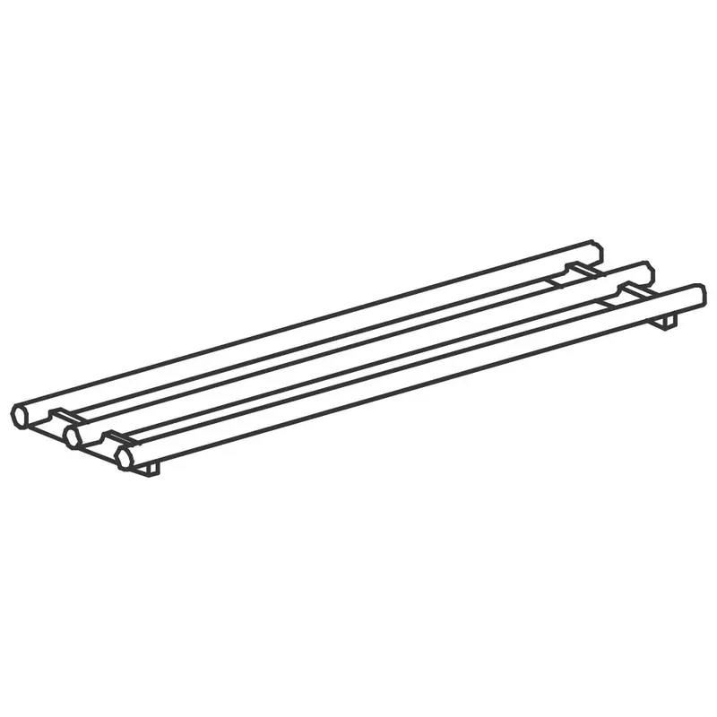 Mastro Feste gerade Tablettrutsche, rohrförmig, 1200 mm