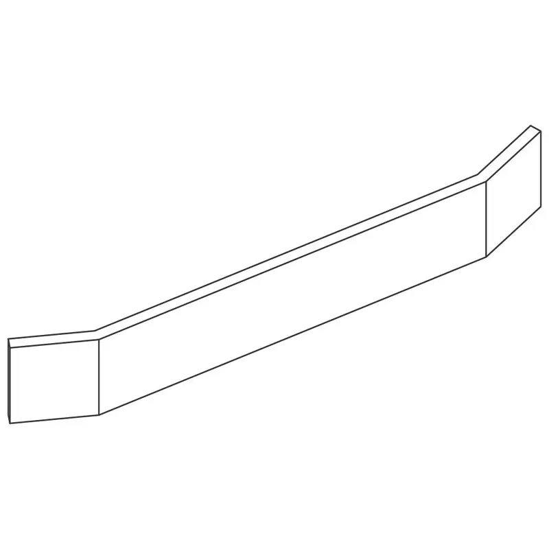Mastro Front-Sockelblende, Einspannverbindung, für Außeneck, 45°