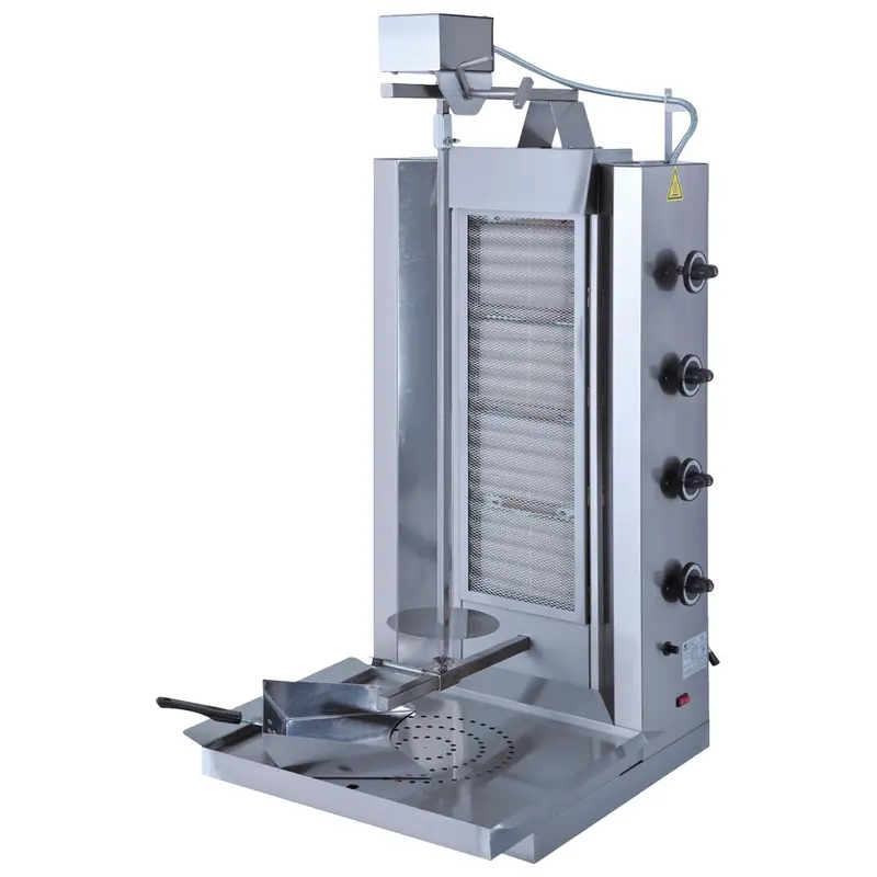 Mastro Gas-Dönergrill mit 4 Heizzonen, Motor oben, 70 kg
