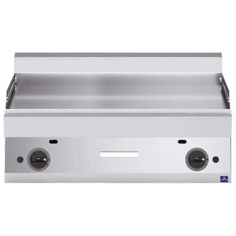 Mastro Gas-Grillplatte, Tischmodell, glatt