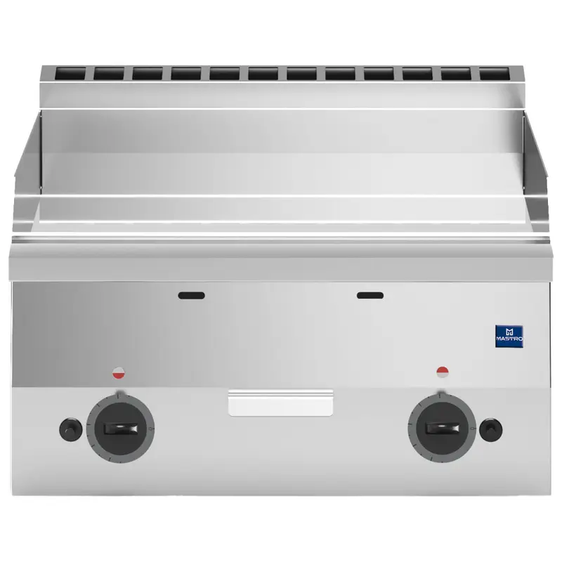 Mastro Gas-Grillplatte, Tischmodell, glatt