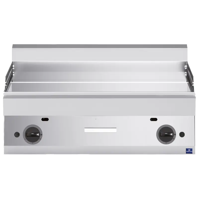Mastro Gas-Grillplatte, Tischmodell, verchromt glatt