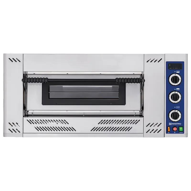 Mastro Gas-Pizzaofen für 4 Pizzen ø 30 cm, mechanische Bedienung
