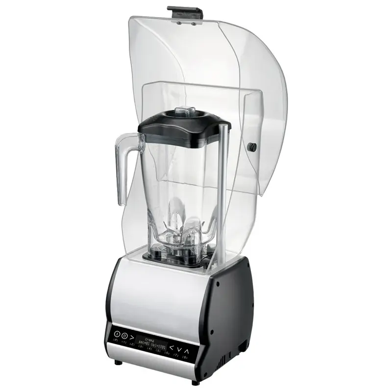 Mastro Getränkemixer mit 1 Becher 2 Liter, Geschwindigkeitsregler und Geräuschdämmhaube, WiFi