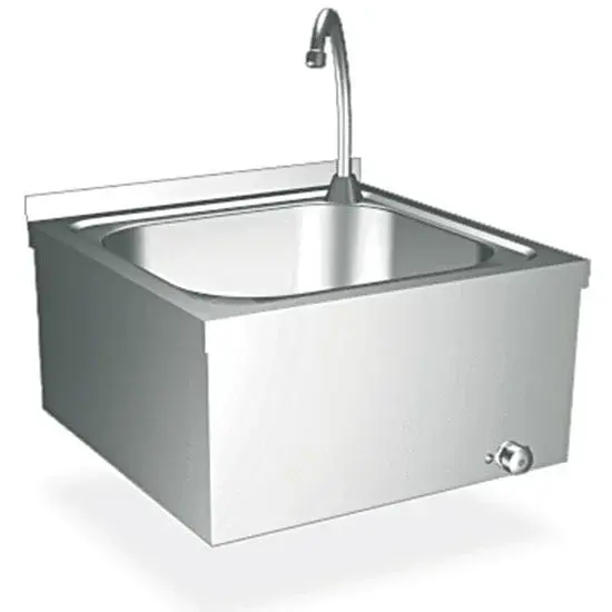 Mastro Handwaschbecken mit Kniebedienung