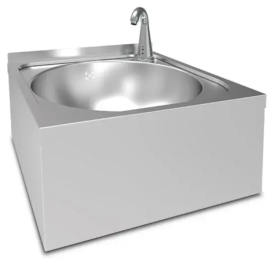 Mastro Handwaschbecken Ø 390 mm für Wandmontage mit elektronischer Armatur