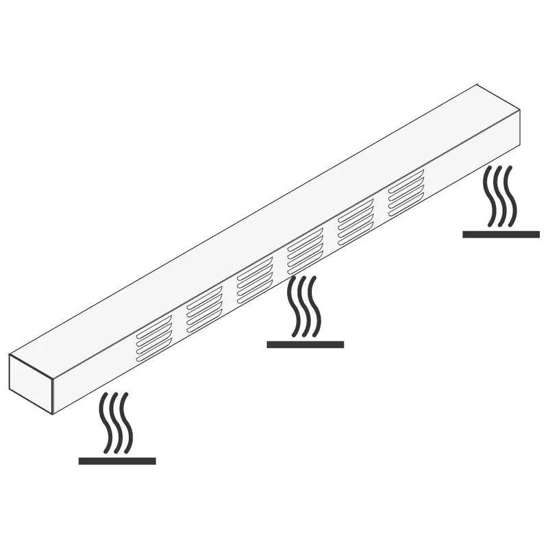 Mastro Heizelement für Ausgabeaufsatz, 3x GN 1/1